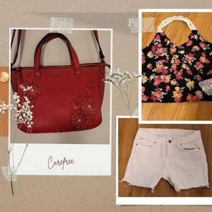 Cute Summer Bundle: Purse, Shorts & Tank